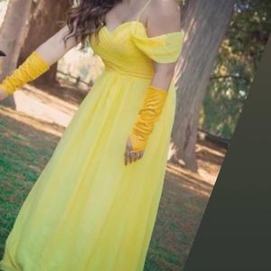 Dress yellow